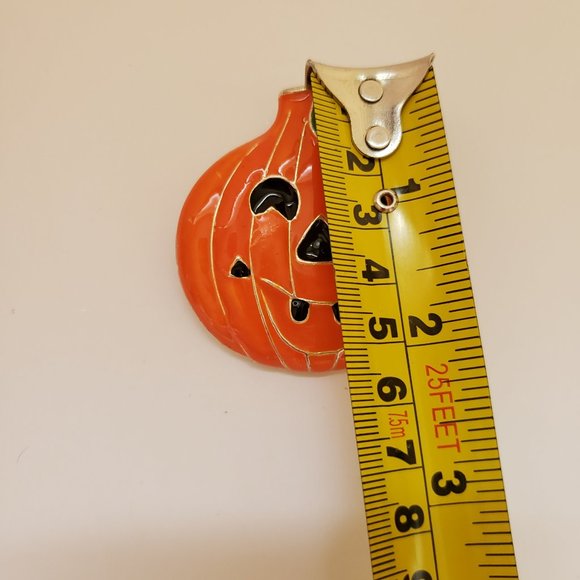 Enamel Pumpkin Pin Pendant Jewelry - Picture 6 of 8